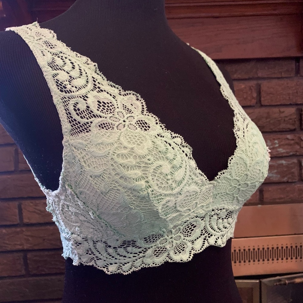 Minty Lace Bralette